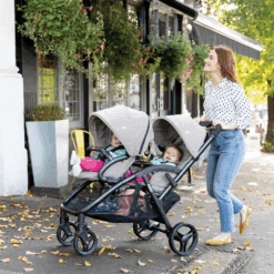 Joie EvaLite DUO Stroller Pebble With Car Seat And Isofix Base 15 Joie EvaLite DUO Stroller Pebble With Car Seat And Isofix Base -Kiddies Kingdom Store hgh