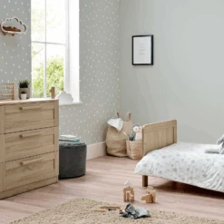 Mamas & Papas Atlas 2 Piece Nursery Room Set – Light Oak -Kiddies Kingdom Store hguyuy