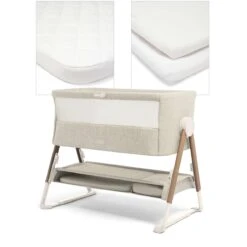Mamas & Papas Lua Crib Fawn Sheet Bundle – White
