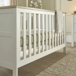 Mamas & Papas Wedmore 2 Piece Nursery Room Set – White/Natural -Kiddies Kingdom Store hjhj 3