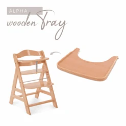 Hauck Alpha Natural Tray 13 Hauck Alpha Natural Tray -Kiddies Kingdom Store hjhjjh