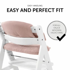 Hauck Alpha Highchair Pad Select – Minnie Mouse Rose -Kiddies Kingdom Store hkmhk