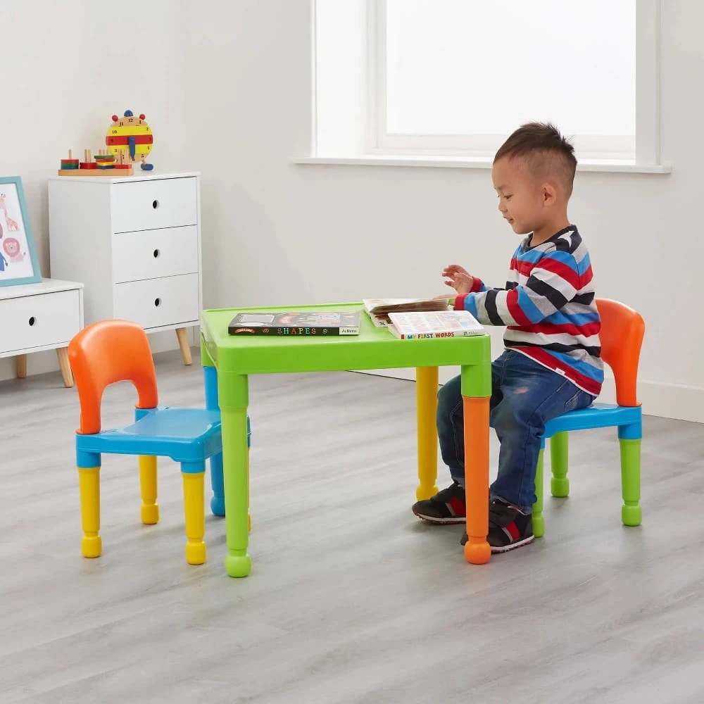 Liberty House Toys Multi-Coloured Table And 2 Chairs 2 Liberty House Toys Multi-Coloured Table And 2 Chairs - Image 2