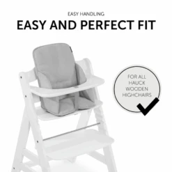 Hauck Alpha Cosy Select – Grey -Kiddies Kingdom Store hvhk