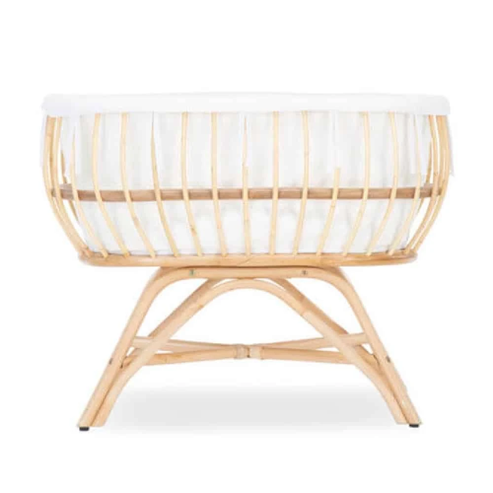 CuddleCo Aria Crib – Rattan 4 CuddleCo Aria Crib – Rattan - Image 4