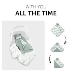 Hauck Snuggle N Dream – Leaves Mint 24 Hauck Snuggle N Dream – Leaves Mint -Kiddies Kingdom Store hyik79