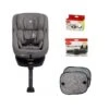 Joie I-Spin 360 Grey Flannel I-Size Car Seat Ultimate Bundle