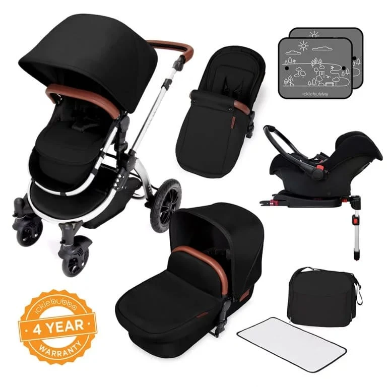 Ickle Bubba Stomp V4 All In One I-Size Isofix Travel System – Midnight Bronze 1 Ickle Bubba Stomp V4 All In One I-Size Isofix Travel System – Midnight Bronze