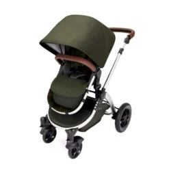 Ickle Bubba Stomp V4 All In One Isofix Travel System – Woodland Chrome -Kiddies Kingdom Store ickle bubba stroller woodland chrome stroller