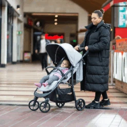 Red Kite Push Me Quad Grey -Kiddies Kingdom Store ioiy