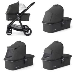 MeMore Pram And Pushchair – Black Espresso -Kiddies Kingdom Store ipi9u
