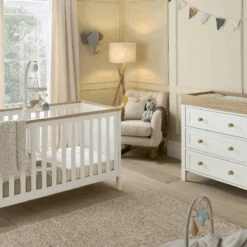 Mamas & Papas Wedmore 2 Piece Nursery Room Set – White/Natural