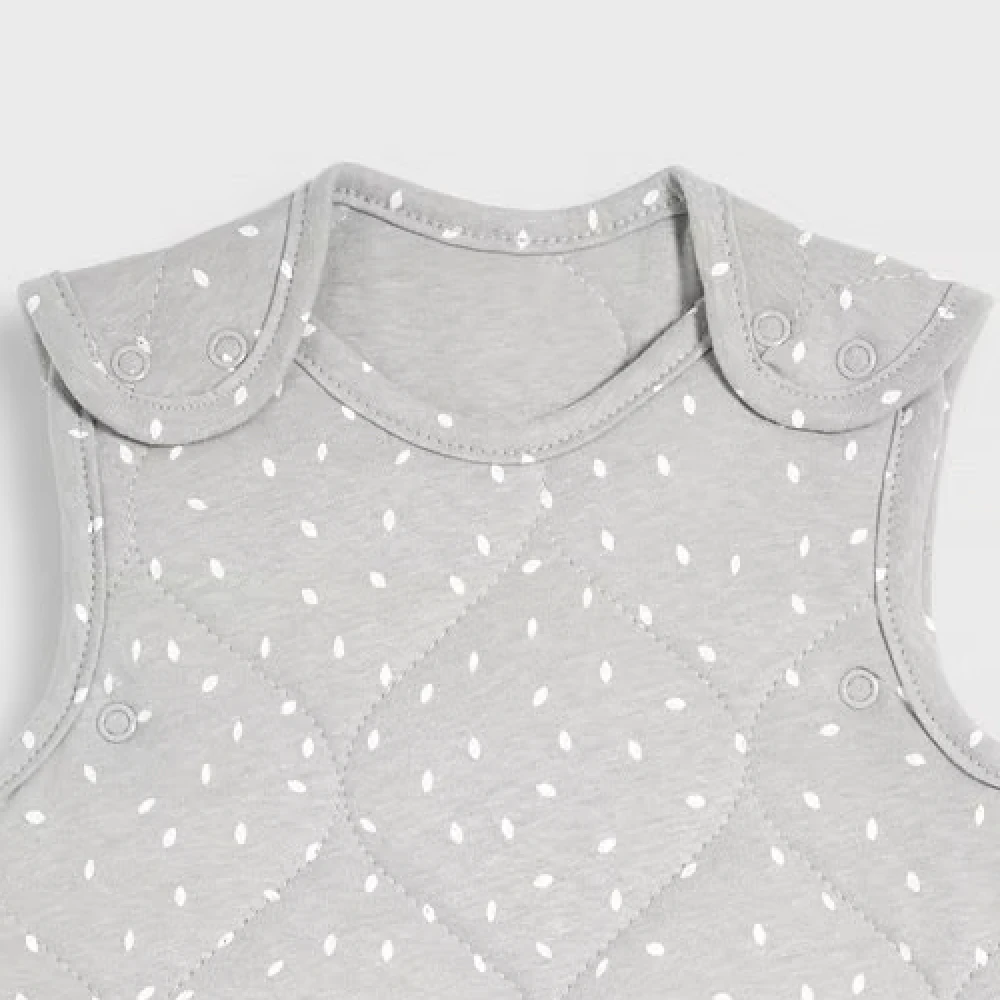 Little Green Sheep Organic 6.18m Baby Sleeping Bag 2.5 Tog Quilted Printed Dove 2 Little Green Sheep Organic 6.18m Baby Sleeping Bag 2.5 Tog Quilted Printed Dove - Image 2