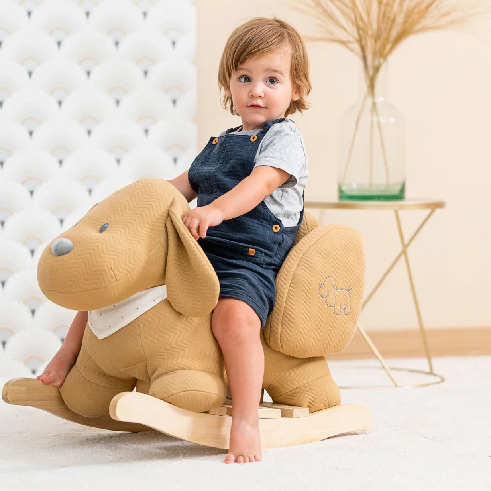 Nattou Rocker Charlie The Dog Caramel 2 Nattou Rocker Charlie The Dog Caramel - Image 2