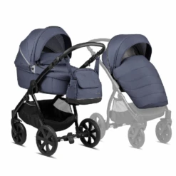 Noordi Fjordi 2 In 1 Pushchair – Jeans Blue -Kiddies Kingdom Store jhkouo 1