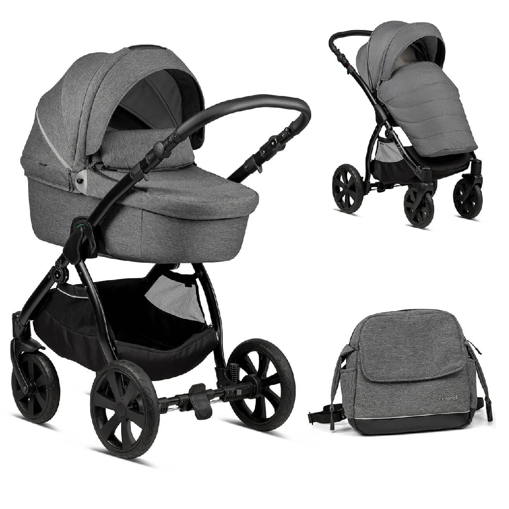 Noordi Fjordi 2 In 1 Pushchair – Dark Grey 1 Noordi Fjordi 2 In 1 Pushchair – Dark Grey