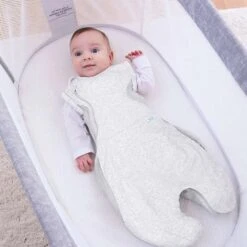 Purflo Swaddle To Sleep Bag Minimal Grey 0-4 Months, 0.5 Tog -Kiddies Kingdom Store jkjk