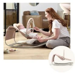 Mamas & Papas Tempo 3-in-1 Rocker/Bouncer – Blush -Kiddies Kingdom Store jykuk