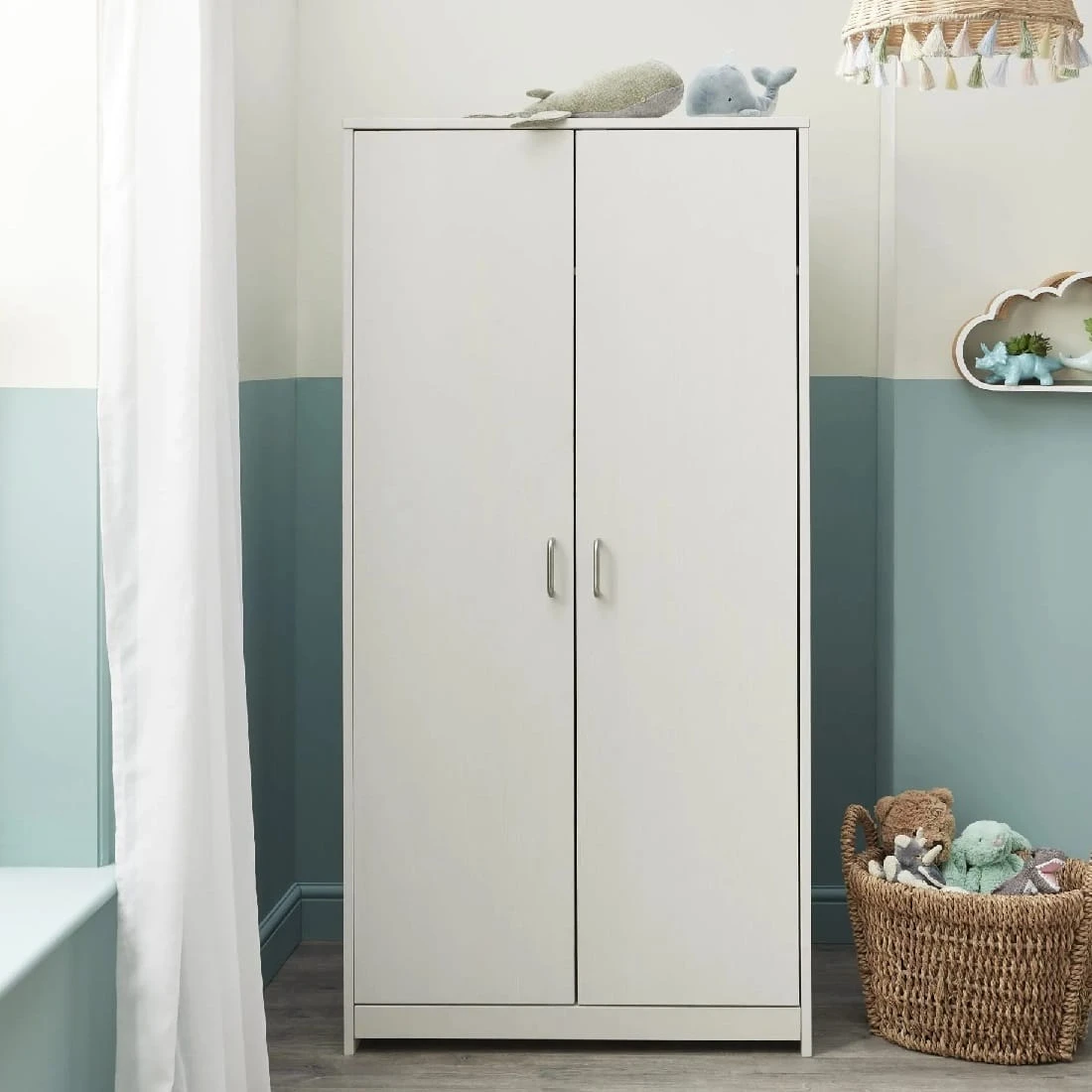 Babymore Caro 4-1 Cot Bed 4 Piece Nursery Set – White Wash 2 Babymore Caro 4-1 Cot Bed 4 Piece Nursery Set – White Wash - Image 2