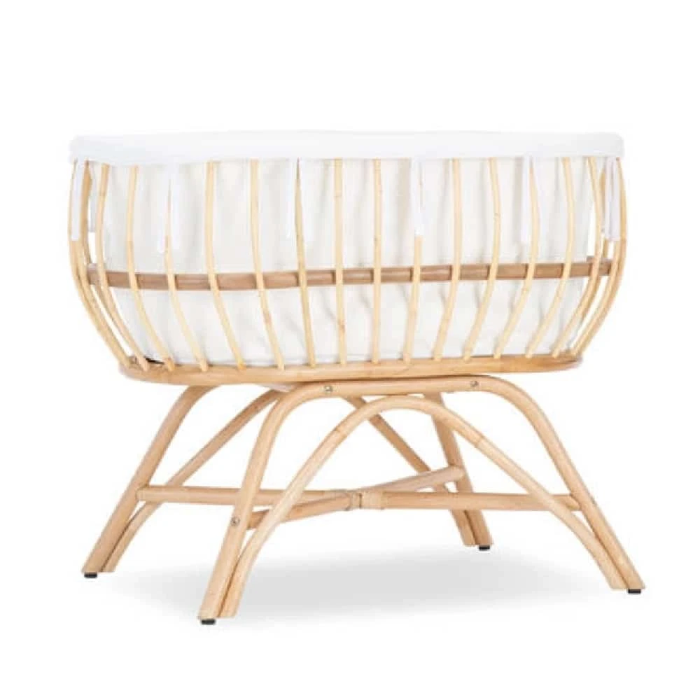 CuddleCo Aria Crib – Rattan 3 CuddleCo Aria Crib – Rattan - Image 3