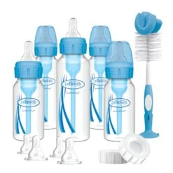 Dr Brown’s Anti-Colic Narrow Neck Blue Baby Bottle Gift Set