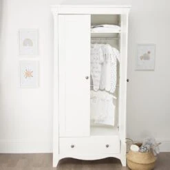 CuddleCo Clara 5 Piece Nursery Set – White -Kiddies Kingdom Store kou89