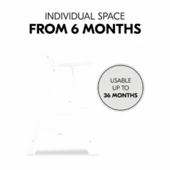 Hauck Alpha Wooden Tray – White 17 Hauck Alpha Wooden Tray – White -Kiddies Kingdom Store kyfkyf