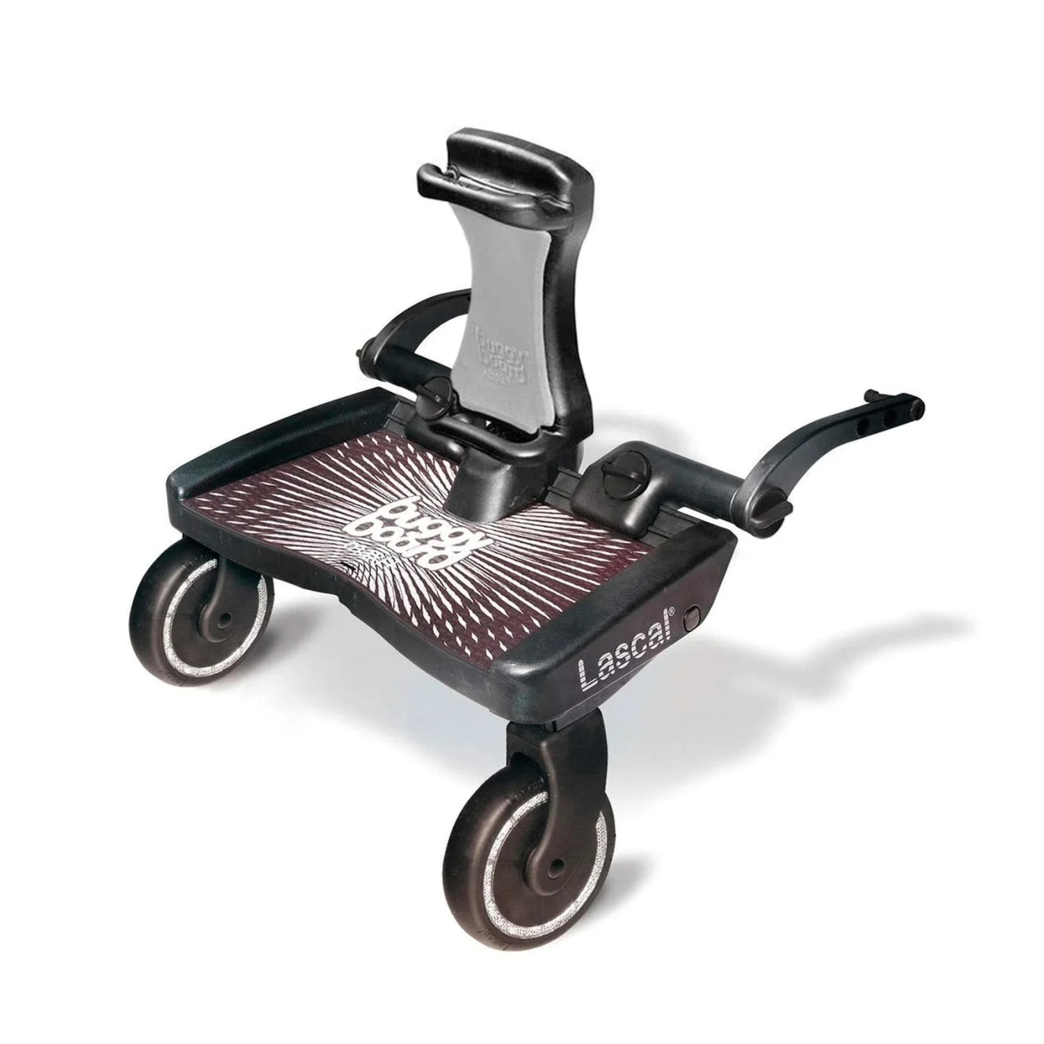 Lascal Black Maxi BuggyBoard® Plus Grey Saddle 2 Lascal Black Maxi BuggyBoard® Plus Grey Saddle - Image 2