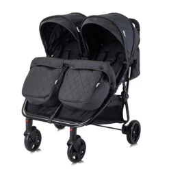Lorelli Duo Twin Stroller – Black