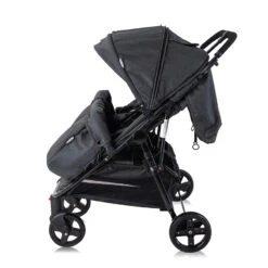 Lorelli Duo Twin Stroller – Black 6 Lorelli Duo Twin Stroller – Black -Kiddies Kingdom Store lorelli duo black 3