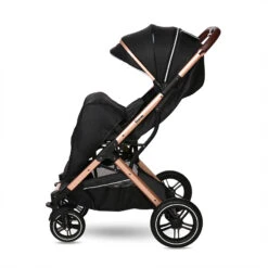 Lorelli Stroller Storm – Black/Rose Gold -Kiddies Kingdom Store lorelli storm stroller 3 black