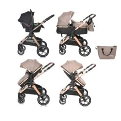 Viola 3 In 1 Travel System – Beige -Kiddies Kingdom Store lorelli travel system 1