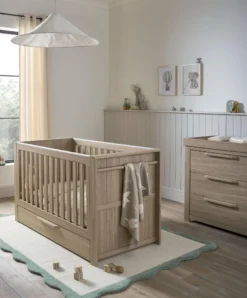 Mamas & Papas Franklin 2 Piece Nursery Room Set – Natural Oak