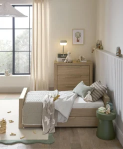 Mamas & Papas Franklin 3 Piece Nursery Room Set – Natural Oak -Kiddies Kingdom Store mamas papas furniture sets franklin 3 piece cotbed range with dresser changer double wardrobe oak 3 1