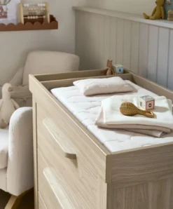 Mamas & Papas Franklin 3 Piece Nursery Room Set – Natural Oak -Kiddies Kingdom Store mamas papas furniture sets franklin 3 piece cotbed range with dresser changer double wardrobe oak 7 1