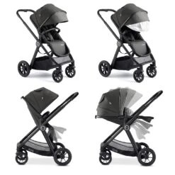 MeMore Pram And Pushchair – Black Espresso -Kiddies Kingdom Store mkhyiu7