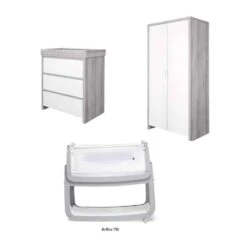 Snuz Nursery Room Bundle – Grey/White