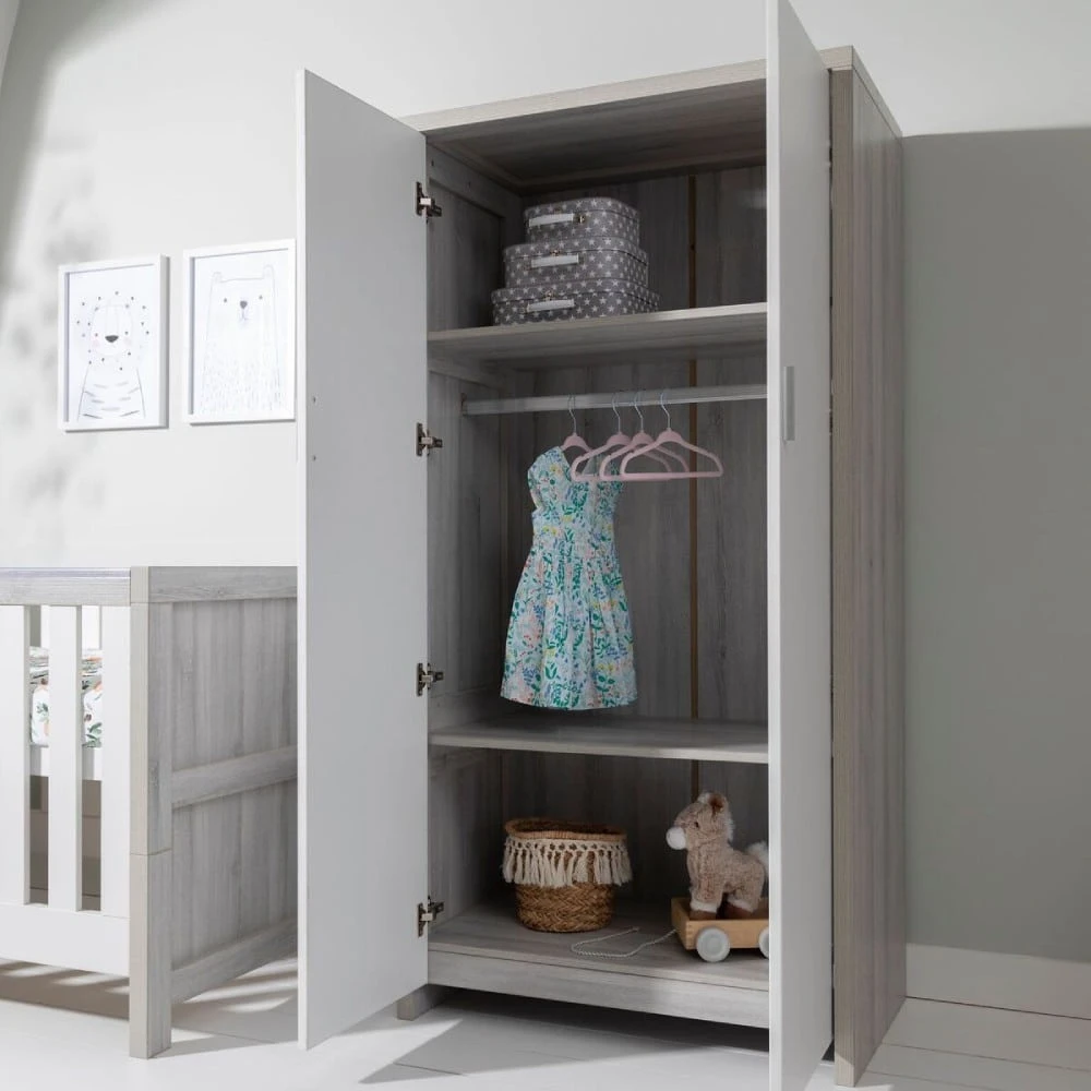 Tutti Bambini Modena 5 Piece Room Set/Underdrawer – Grey Ash/White 3 Tutti Bambini Modena 5 Piece Room Set/Underdrawer – Grey Ash/White - Image 3