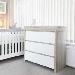 Tutti Bambini Modena Changing Unit – White Oak 10 Tutti Bambini Modena Changing Unit – White Oak -Kiddies Kingdom Store modena changer 1