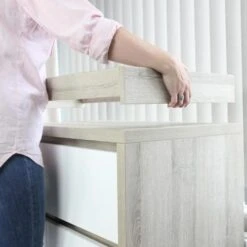 Tutti Bambini Modena Changing Unit – White Oak 11 Tutti Bambini Modena Changing Unit – White Oak -Kiddies Kingdom Store modena changer 5