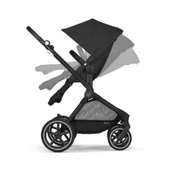 Cybex EOS Lux Cloud G Travel System – Moon Black -Kiddies Kingdom Store moon black eos 7