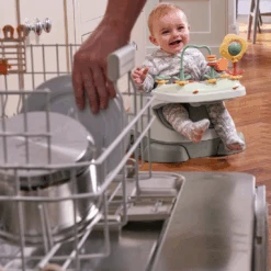 Mamas & Papas Bug Floor And Booster Seat With Activity Tray – Grey -Kiddies Kingdom Store mu9i88