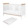 Tutti Bambini Napoli Cot Bed – White/Oak
