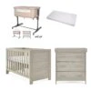 Obaby Nika 5 Piece Newborn Room Set Bundle – Grey Wash