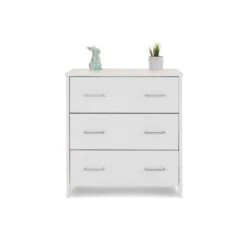 Obaby Nika 3 Piece Nursery Room Set/Under Drawer- White 13 Obaby Nika 3 Piece Nursery Room Set/Under Drawer- White -Kiddies Kingdom Store nika dresser white 2