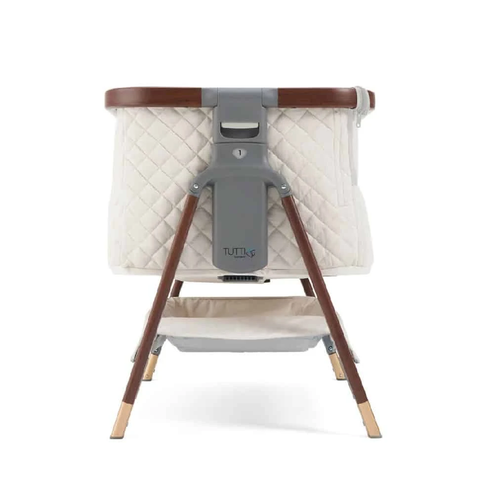 Tutti Bambini CoZee Luxe Bedside Crib – Walnut/Cream 9 Tutti Bambini CoZee Luxe Bedside Crib – Walnut/Cream - Image 9