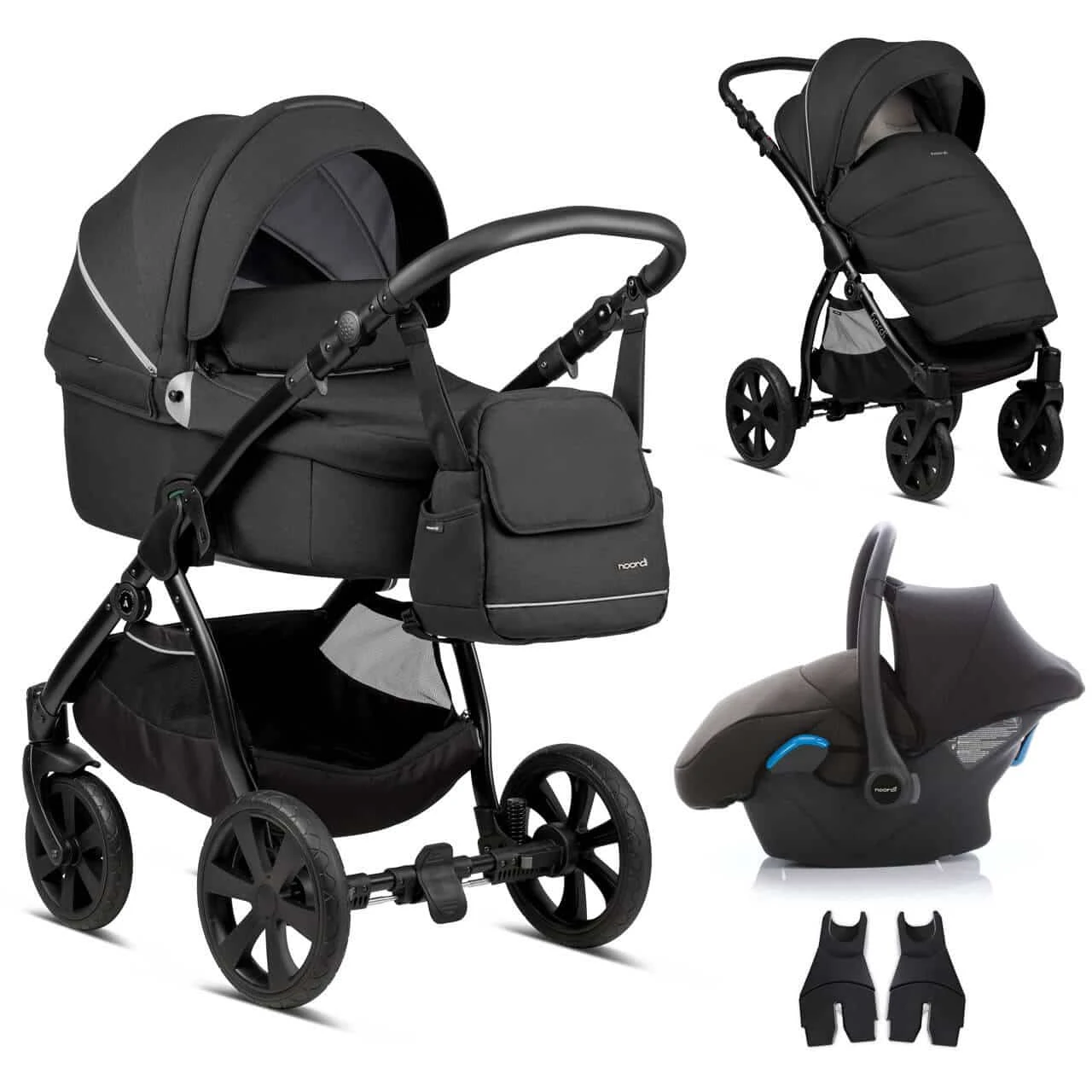 Noordi Fjordi 3 In 1 Travel System – Black 1 Noordi Fjordi 3 In 1 Travel System – Black
