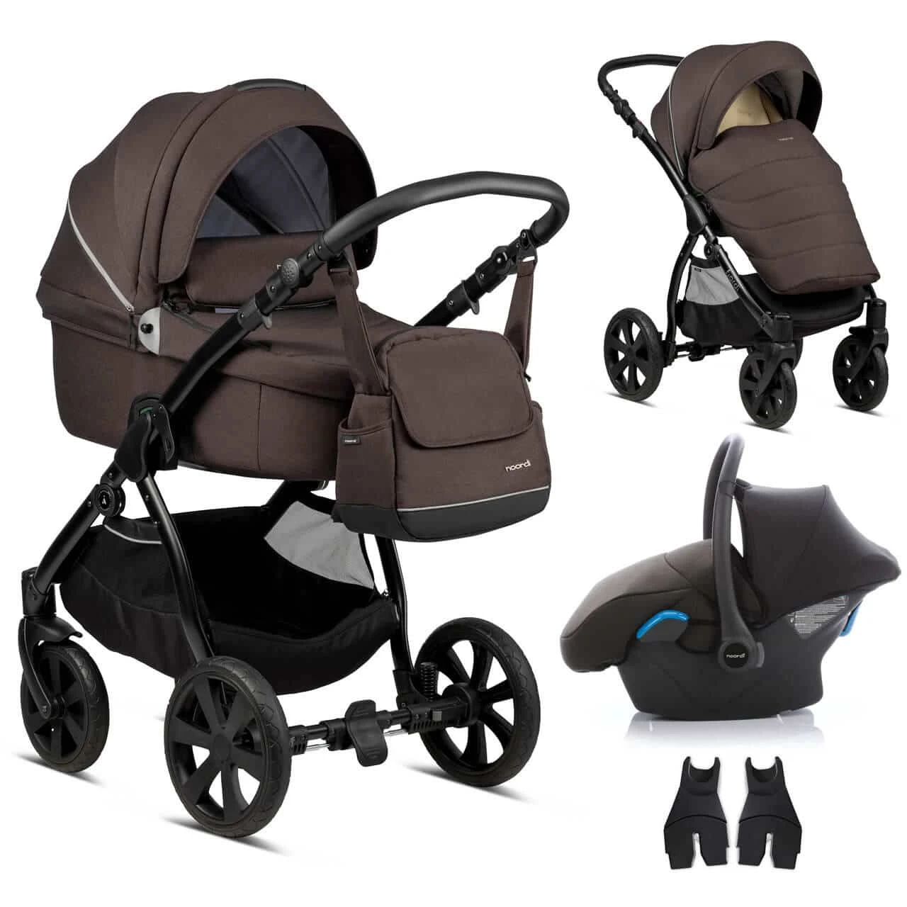 Noordi Fjordi 3 In 1 Travel System – Chocolade 1 Noordi Fjordi 3 In 1 Travel System – Chocolade