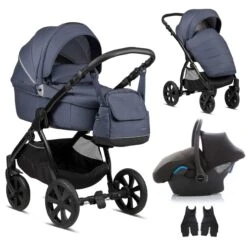 Noordi Fjordi 3 In 1 Travel System – Jeans Blue