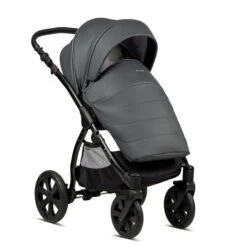 Noordi Fjordi Leather 2 In 1 Pram – Shadow Grey -Kiddies Kingdom Store noordi fjordi leather 2 in 1 pram shadow grey 9